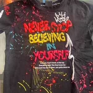 Vibrant Kids Tee with Inspiring Design